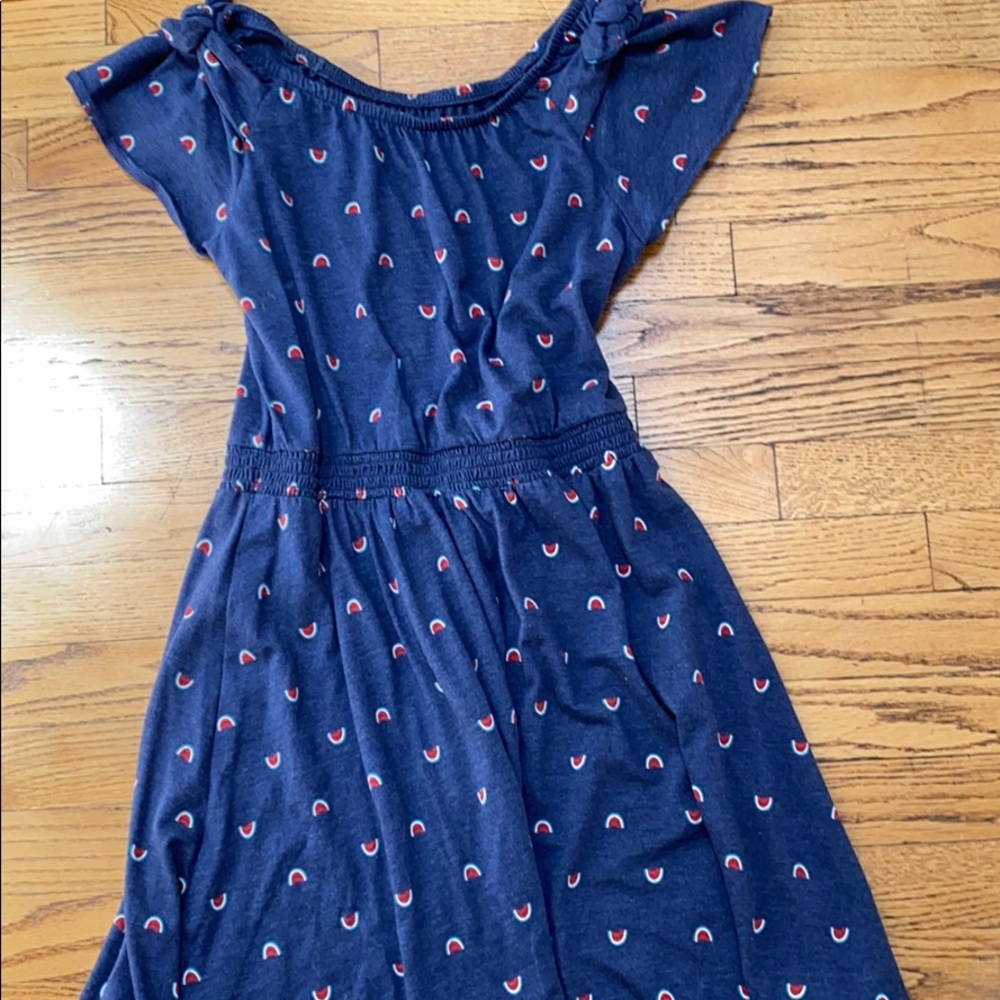blue summer dress